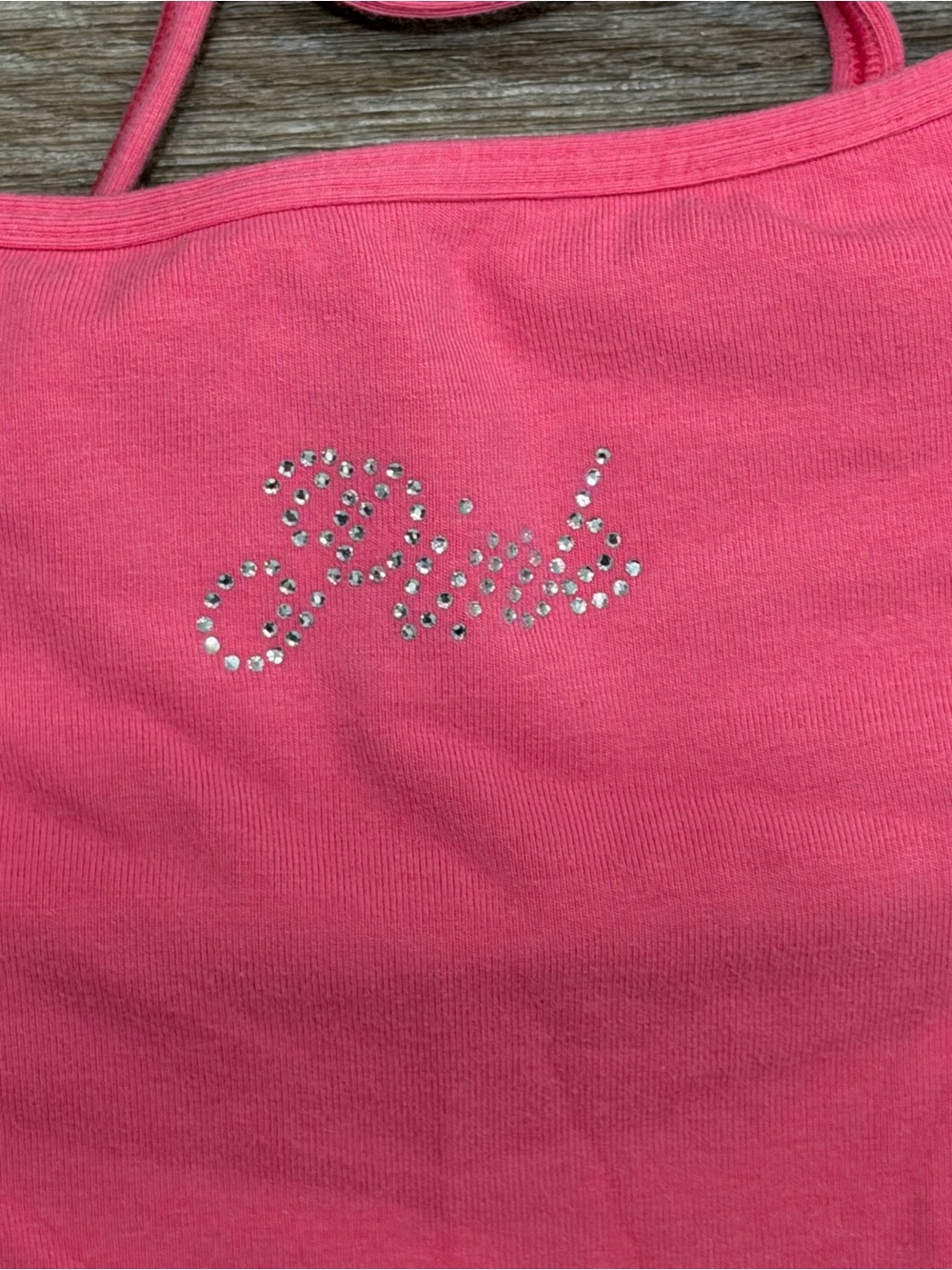 PINK Victoria's Secret Hot Pink Logo Leggings & Crop Tank Set - Picture 7 of 9